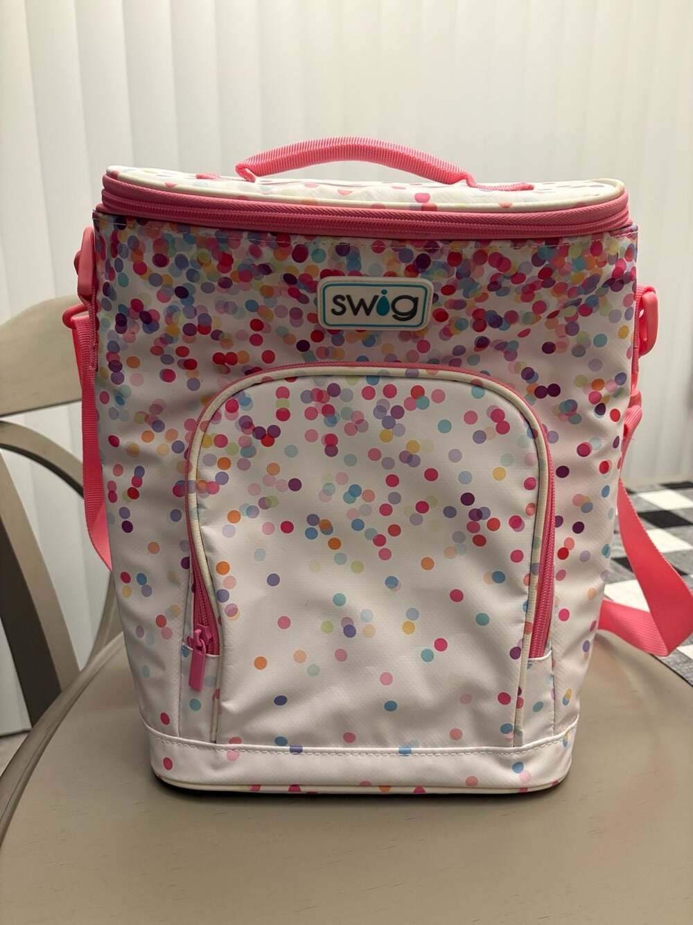 Swig Life Slingi Crossbody Cooler Bag in Confetti Print